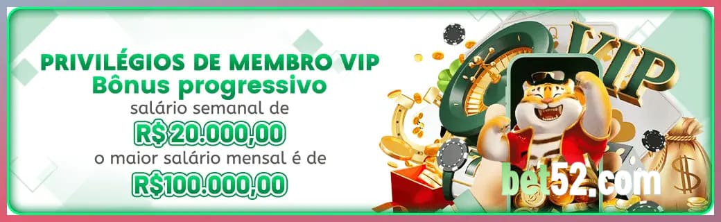 BET52 bônus — cashback 15 por cento e níveis VIP